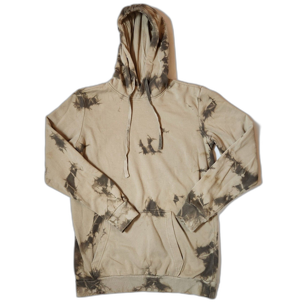 No Boundaries Tie-Dye Hoodie Men’s Small Green Pullover Sweatshirt